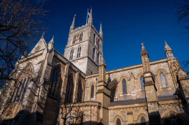 istock Low angle shot of Southwark Cathedral 1441570057