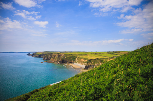 The Druidstone beach in Pembrokeshire, Wales