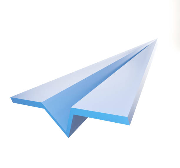 istock 3D rendering of a paper plane 1441573620