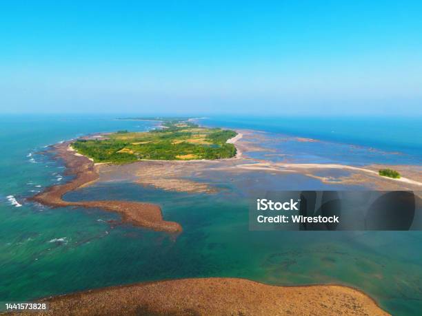 Aerial View Of The Saint Martin Island Bangladesh Stock Photo - Download Image Now - Aerial View, Beach, Blue