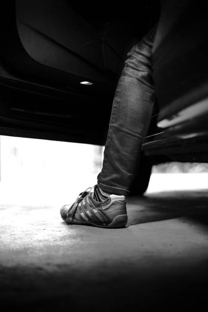 Getting out of a car