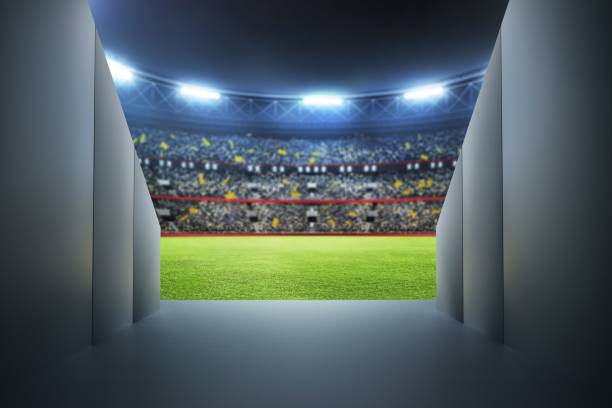 istock 3D rendering of soccer stadium entrance background 1441577332