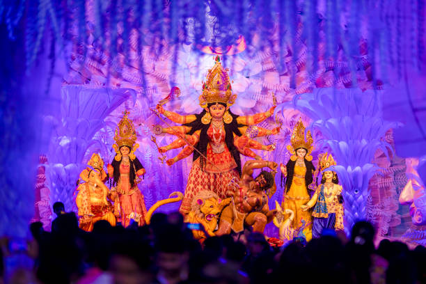 istock Durga Murti goddess statue in India 1441581731