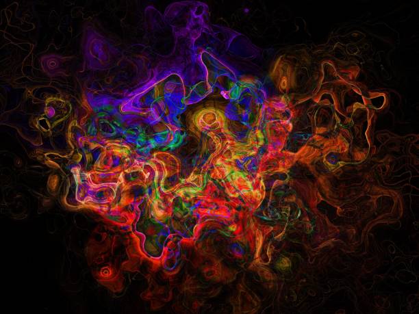 istock Illustration of an abstract colorful background 1441584308