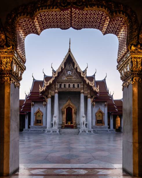 istock Buddhist temple Wat Benchamabophit Dusitwanaram in Bangkok, Thailand 1441584481