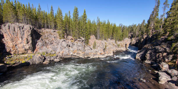 istock Firehole falls at Yellowstone national park. USA. 1441585492