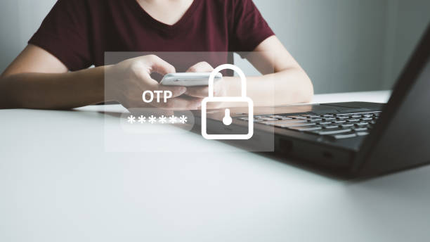 istock Verification of information with finger print by smart phone, Internet security, online financial transaction, 2-step verification, confirm transaction and identity. 1441602865