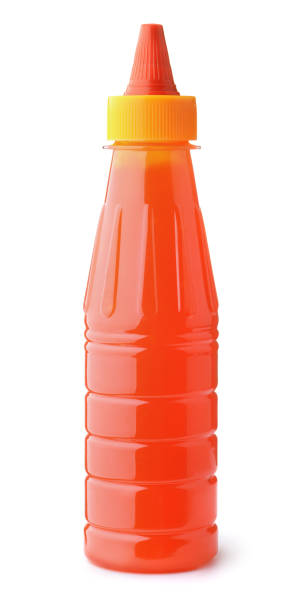 Hot chili sauce bottle