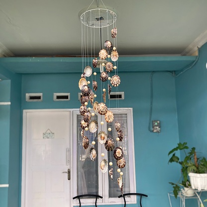 Limpets Shell Wind Chime as home decor