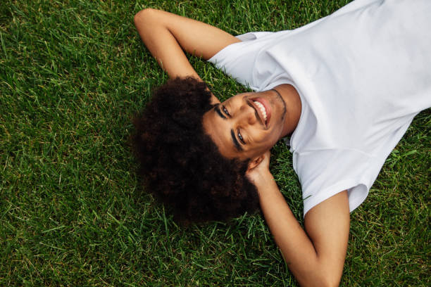 istock Portrait of a young handsome afro man 1441607854