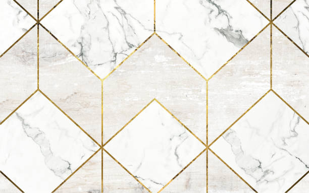 istock geometric design gold line and white texture marble 1441614302