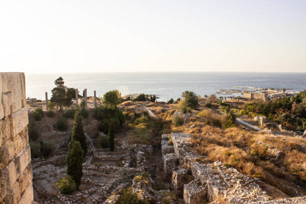Panoramic Sea view from Byblos Citadel, Byblos Castle, Jbeil, Lebanon