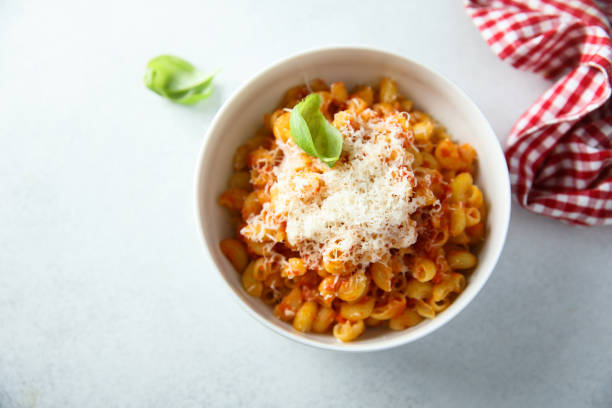 istock Pasta with tomato sauce 1441627605
