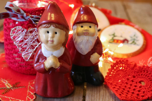 istock Christmas  retro porcelain gnomes 1441646166