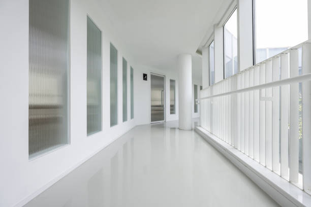 istock Simple style leisure club corridor 1441646682