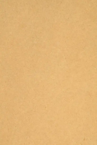 Seamless vertical texture of durable cardboard, detailed surface of yellow recycled cardboard