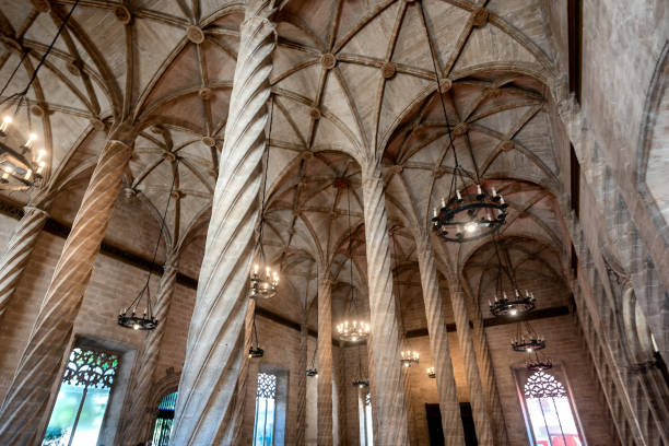 istock Ceiling of the Silk Exchange building in Valencia, Spain 1441674701