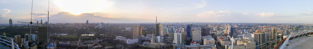 The skyline of Nairobi