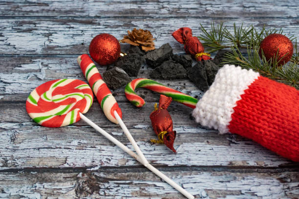 istock Sweet coals and candies from la befana 1441677654