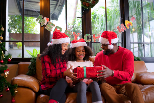 istock Family celebration for Christmas at home. 1441685155