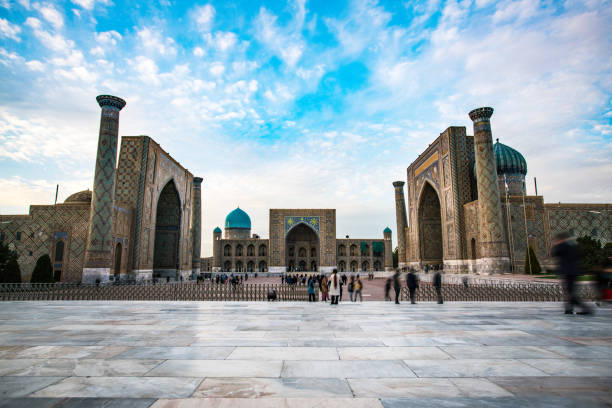 istock Registan Square in Samarkand, Uzbekistan 1441687189