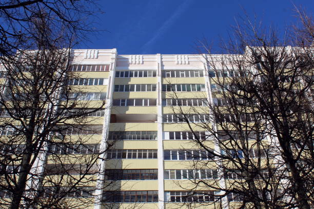 istock A high-rise building stands against the sky on a sunny day. 1441694947