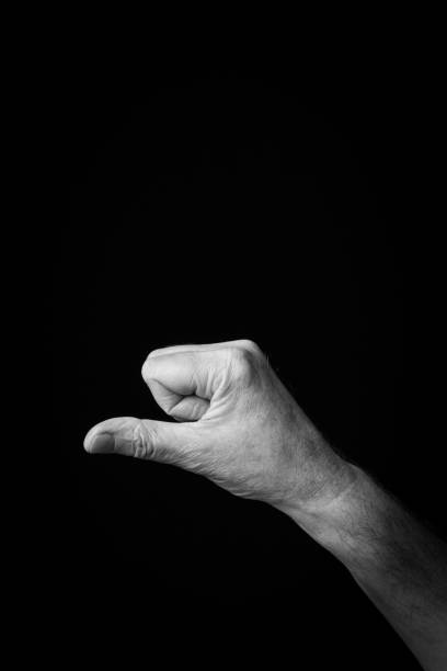 istock Hand demonstrating the Arabic sign language letter 'Waw' 1441707374