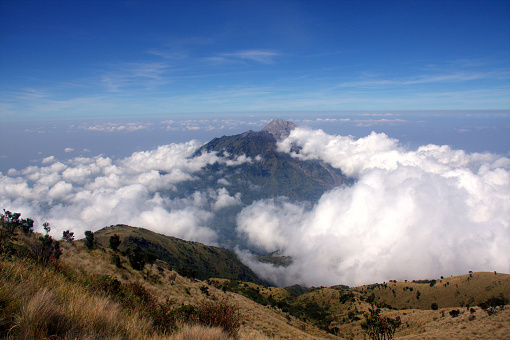 Mount Merbabu is a volcano which is quite popular among climbers because of its panoramic beauty.