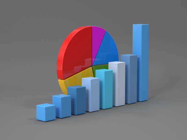 Business chart concept stock photo