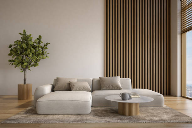 istock Modern style conceptual interior room 3d illustration 1441712271