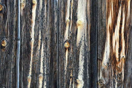 Old and dark wooden texture background