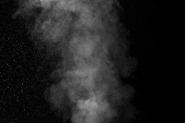 istock texture of rain and fog on a black background overlay effect. Abstract background, element for design 1441719054