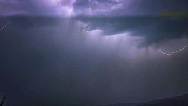 istock Skyline during a rainstorm in Southern California 1441719112