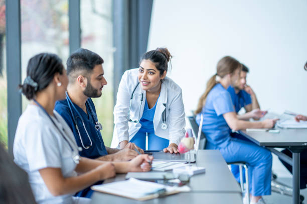 istock Medical Professor with Students in Class 1441719242