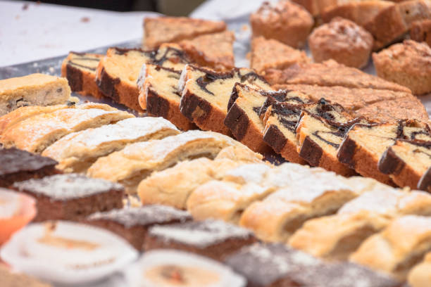 istock Traditional cakes and sweets during a celebration in Val Isarco, Dolomites 1441720235