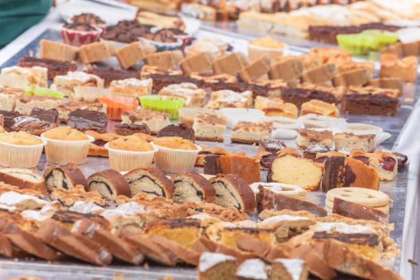 istock Traditional cakes and sweets during a celebration in Val Isarco, Dolomites 1441720322