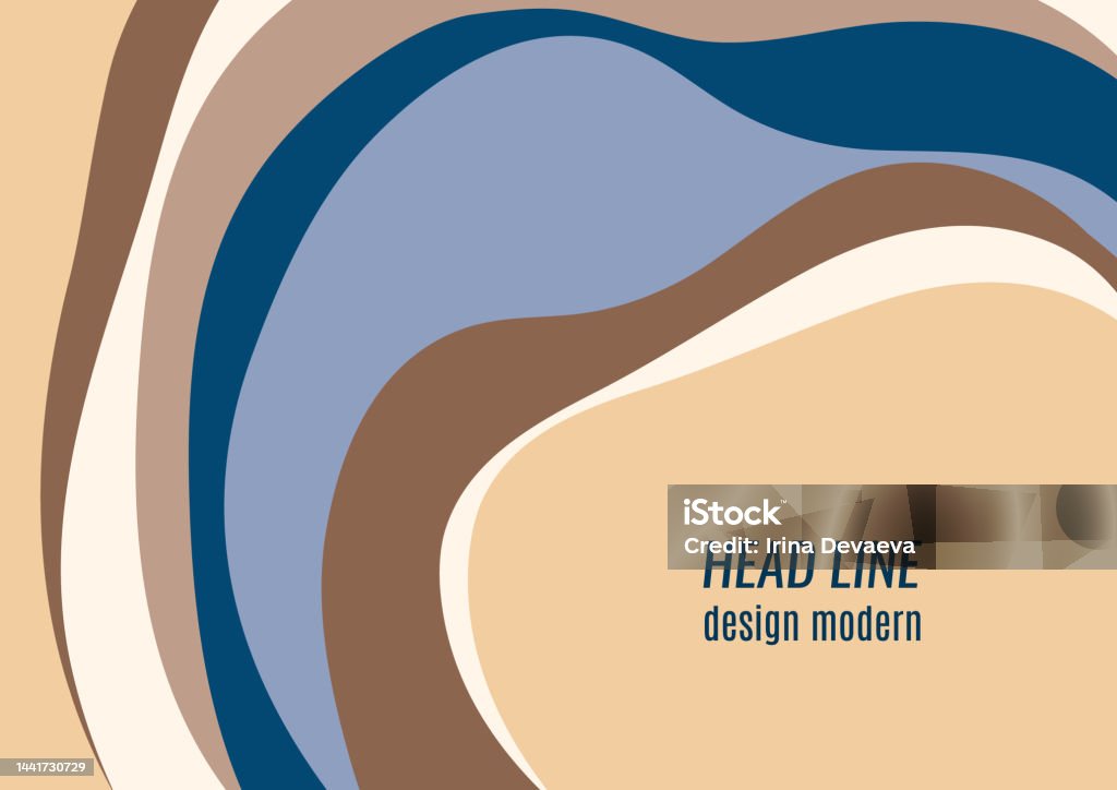Wave Abstract Round Colored Abstract Wave Round Shapes Design Template Vector Illustration ...