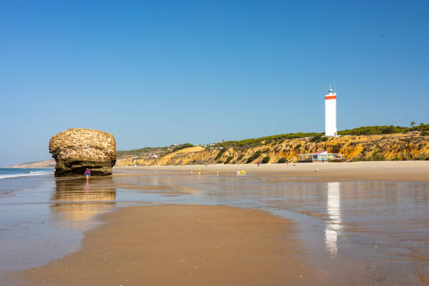 istock beautiful empty sand beach in Matalascanas 1441734041