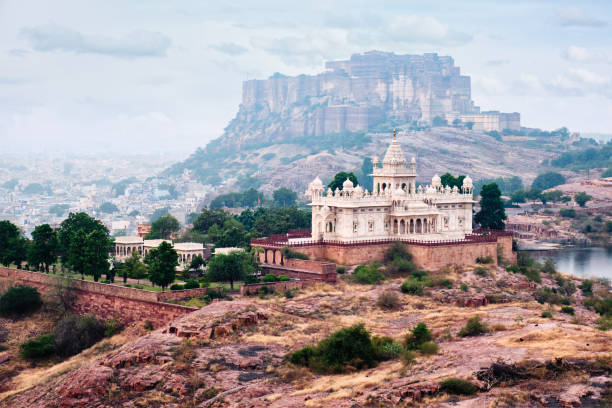 istock Jaswanth Thada mausoleum, Jodhpur, Rajasthan, India 1441736357