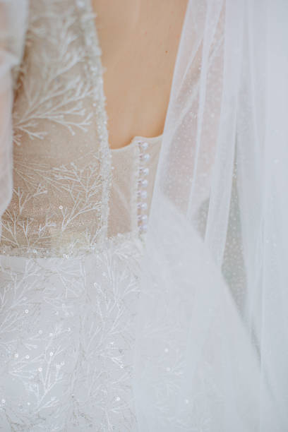 istock beautiful white bride in a wedding dress 1441741898