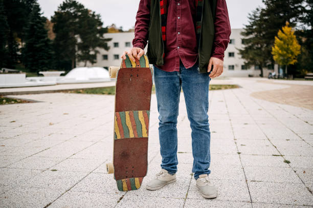 istock Unrecognizable person holding skate 1441749031