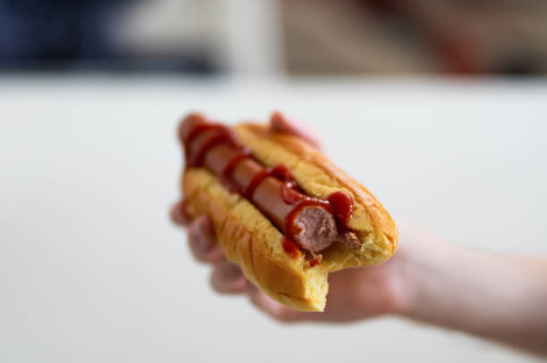 istock Hot Dog Close Up 1441751753