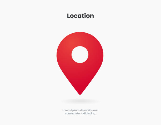 Target pin point icon. Red map location pointer icon symbol sign. Gps marker with isolated white background for mobile app website UI UX. Target pin point icon. Red map location pointer icon symbol sign. Gps marker with isolated white background for mobile app website UI UX. aiming stock illustrations