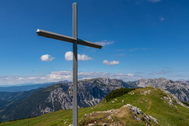 istock Messnerin - A panoramic view on the alpine mountain chains in Austria, Hochschwab region 1441760148