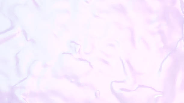 istock Textured image with pink and purple irregularities. Rippling water surface. Overhead view. 1441774417