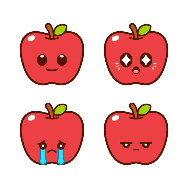 Ilustración de Conjunto De Lindas Pegatinas De Manzana y más Vectores Libres de Derechos de Alegre - Alegre, Amor, Boca - iStock Ilustración de Conjunto De Lindas Pegatinas De Manzana y más Vectores Libres de Derechos de Alegre - Alegre, Amor, Boca - iStock