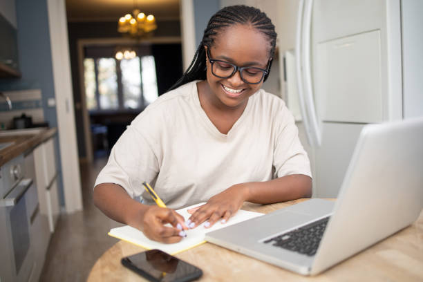 istock Woman working from home 1441809437