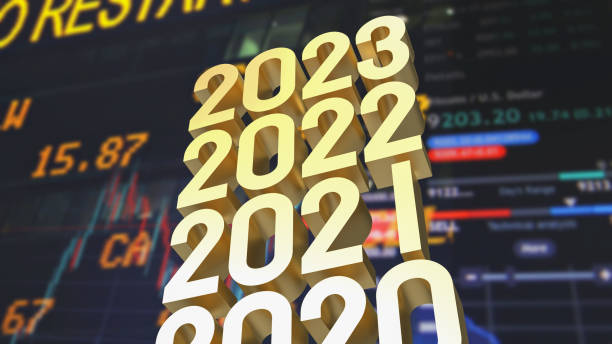istock The gold number 2023 on business background  3d rendering 1441814760