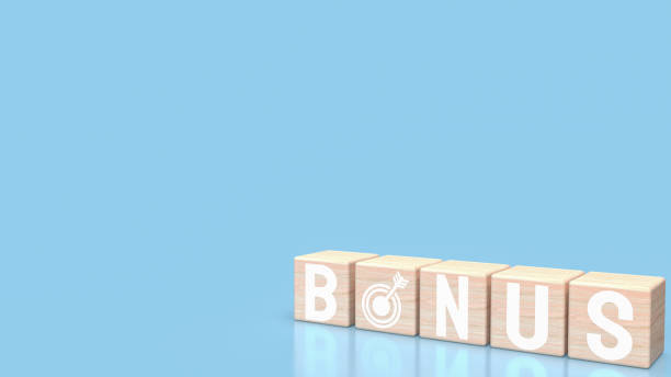istock The wood cube bonus for business or game concept 3d rendering 1441815366