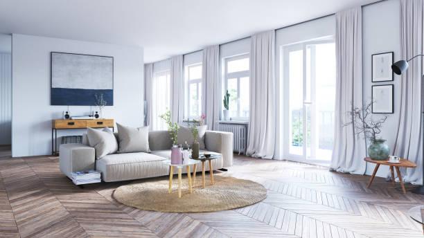 istock Modern Living room interior design 1441822490